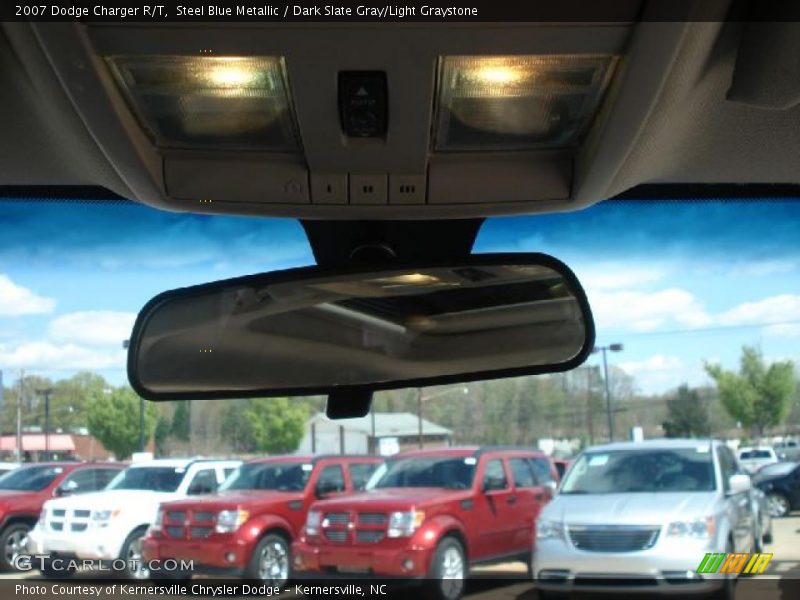 Steel Blue Metallic / Dark Slate Gray/Light Graystone 2007 Dodge Charger R/T