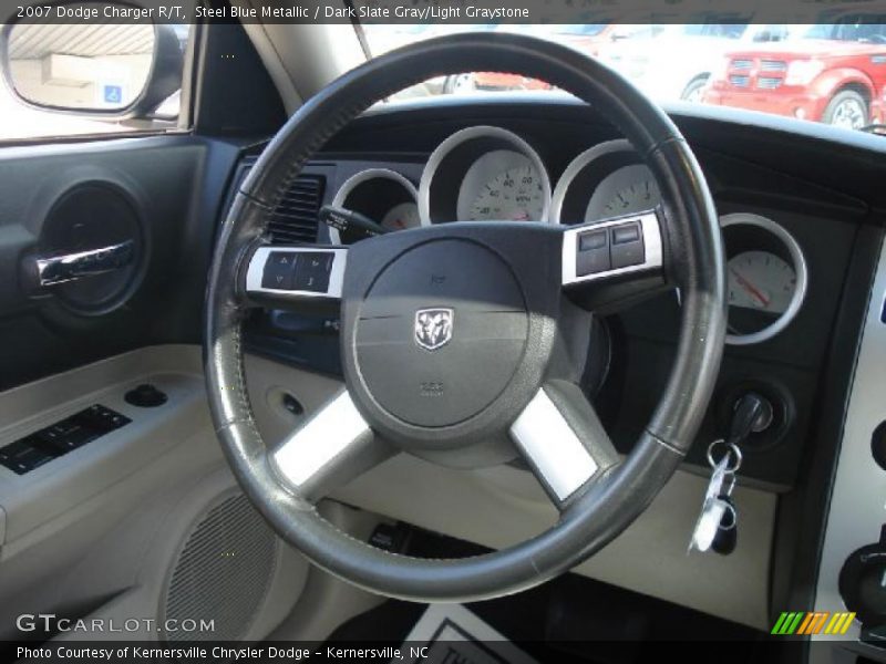 Steel Blue Metallic / Dark Slate Gray/Light Graystone 2007 Dodge Charger R/T
