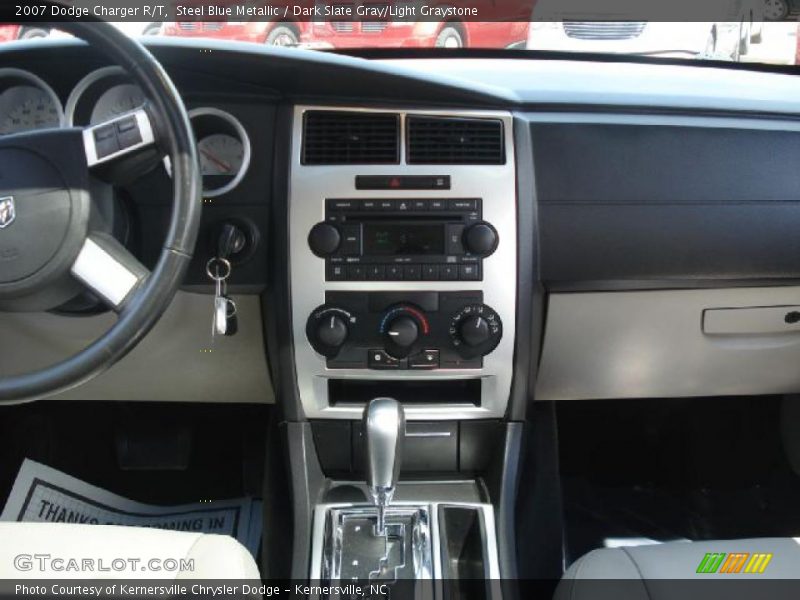 Steel Blue Metallic / Dark Slate Gray/Light Graystone 2007 Dodge Charger R/T