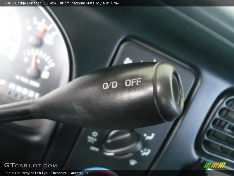 Bright Platinum Metallic / Mist Gray 2000 Dodge Durango SLT 4x4