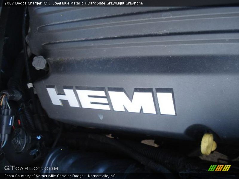 Steel Blue Metallic / Dark Slate Gray/Light Graystone 2007 Dodge Charger R/T