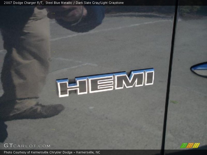 Steel Blue Metallic / Dark Slate Gray/Light Graystone 2007 Dodge Charger R/T