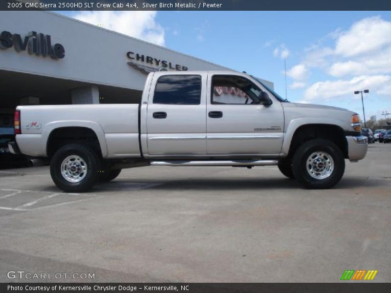 Silver Birch Metallic / Pewter 2005 GMC Sierra 2500HD SLT Crew Cab 4x4