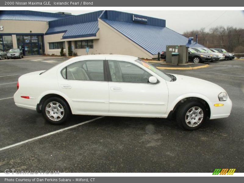 Icelandic Pearl / Blond 2000 Nissan Maxima GLE