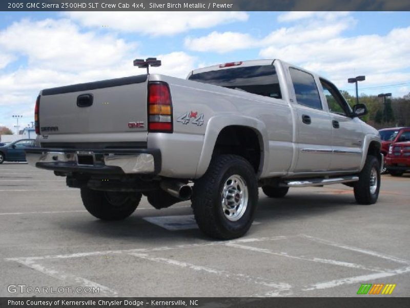  2005 Sierra 2500HD SLT Crew Cab 4x4 Silver Birch Metallic