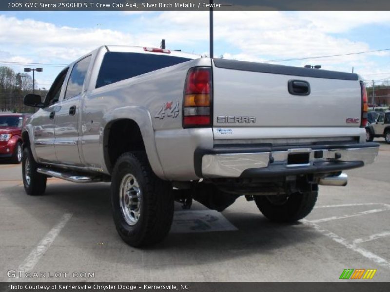 Silver Birch Metallic / Pewter 2005 GMC Sierra 2500HD SLT Crew Cab 4x4