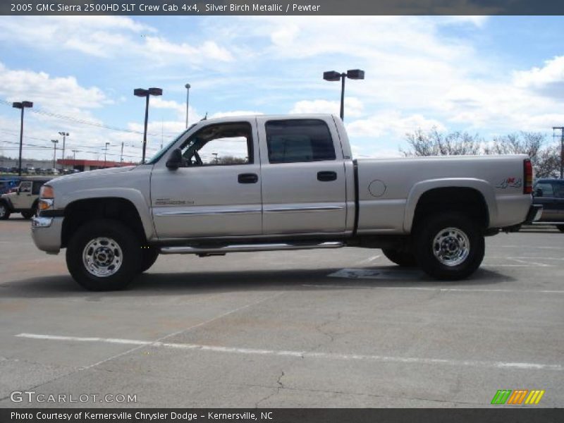 Silver Birch Metallic / Pewter 2005 GMC Sierra 2500HD SLT Crew Cab 4x4