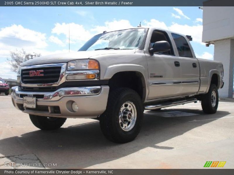 Silver Birch Metallic / Pewter 2005 GMC Sierra 2500HD SLT Crew Cab 4x4