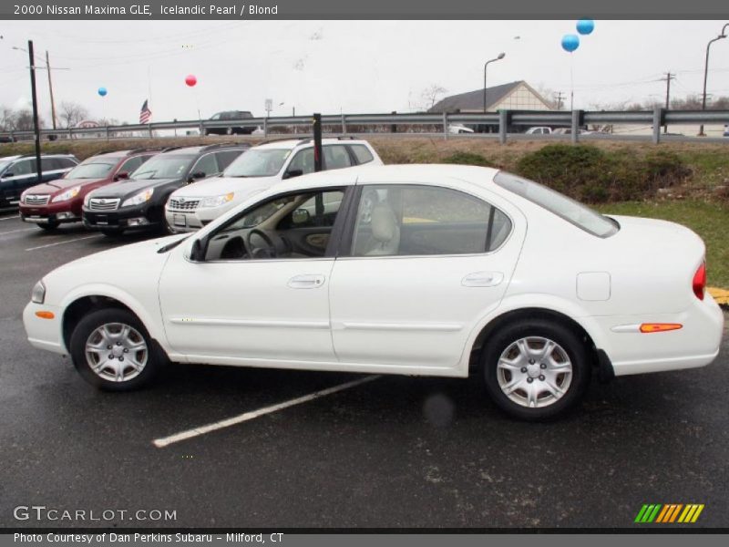 Icelandic Pearl / Blond 2000 Nissan Maxima GLE