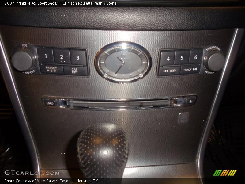 Crimson Roulette Pearl / Stone 2007 Infiniti M 45 Sport Sedan