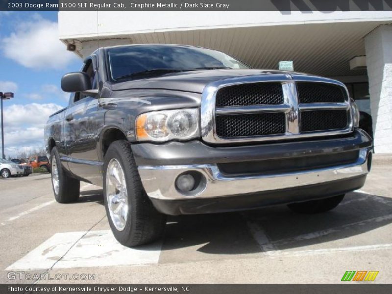 Graphite Metallic / Dark Slate Gray 2003 Dodge Ram 1500 SLT Regular Cab