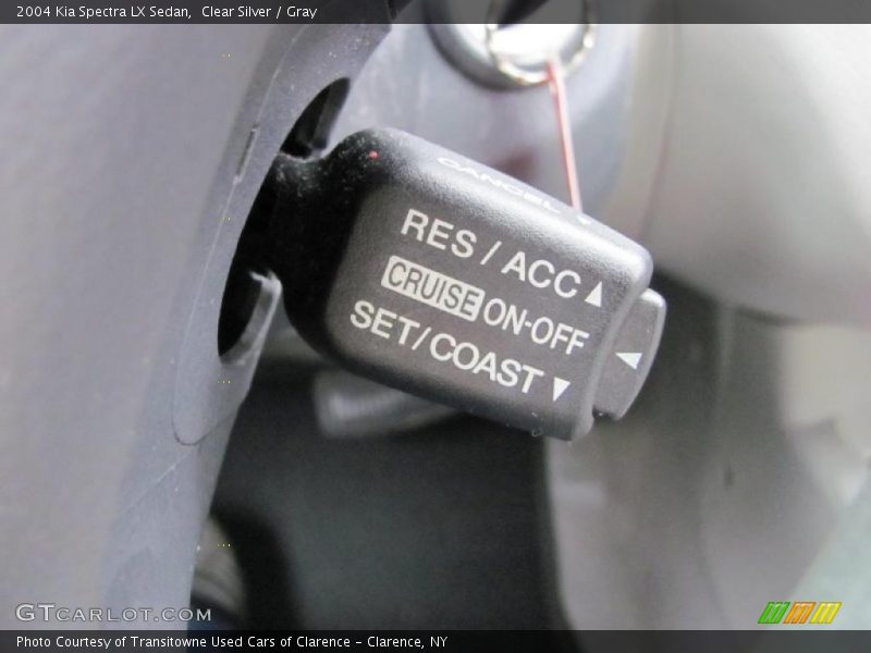 Clear Silver / Gray 2004 Kia Spectra LX Sedan
