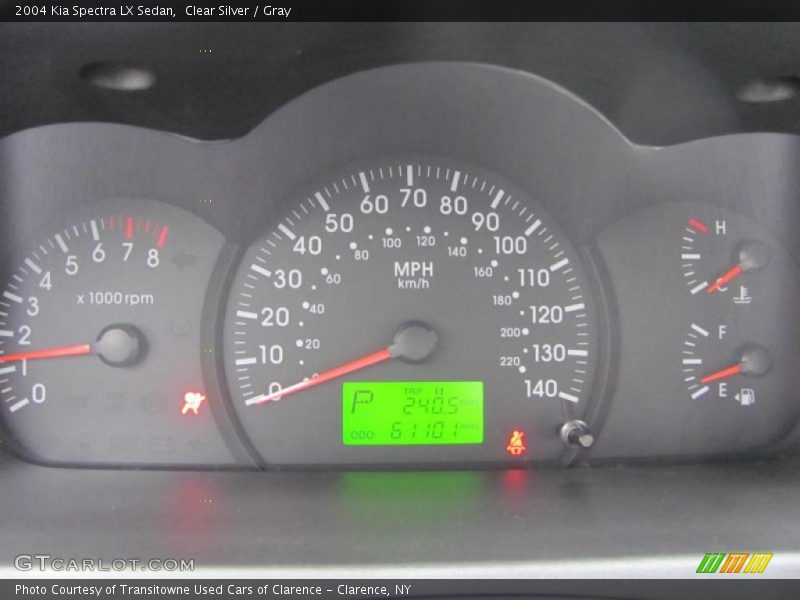  2004 Spectra LX Sedan LX Sedan Gauges