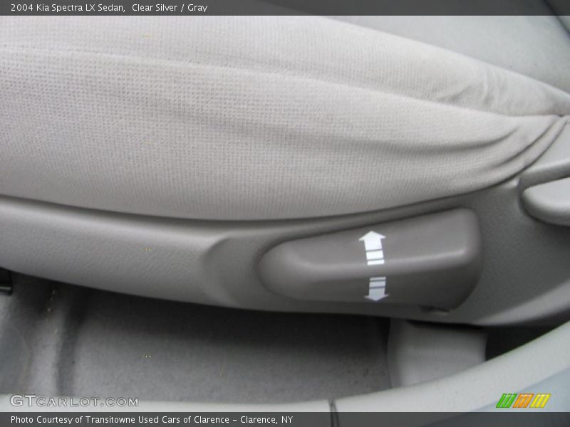Clear Silver / Gray 2004 Kia Spectra LX Sedan