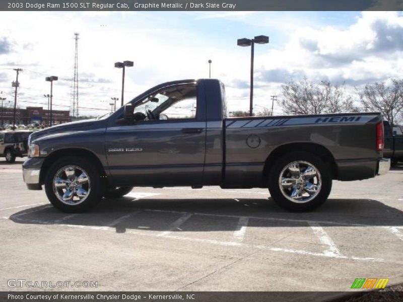 Graphite Metallic / Dark Slate Gray 2003 Dodge Ram 1500 SLT Regular Cab