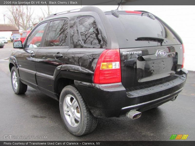 Black Cherry / Black 2006 Kia Sportage EX V6 4x4