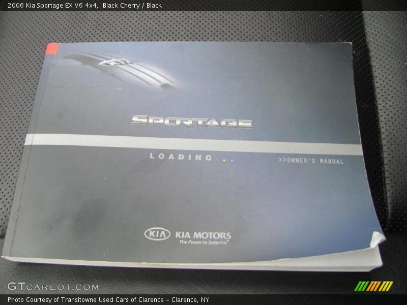 Black Cherry / Black 2006 Kia Sportage EX V6 4x4