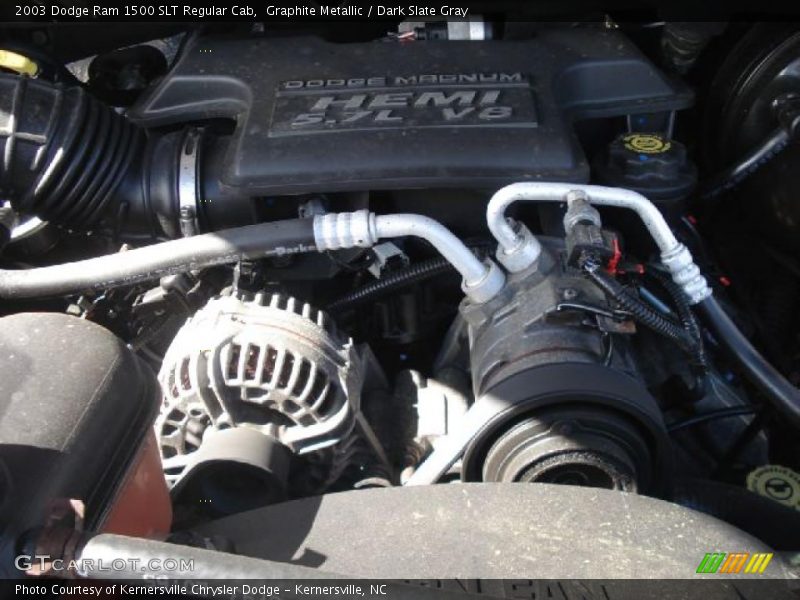 Graphite Metallic / Dark Slate Gray 2003 Dodge Ram 1500 SLT Regular Cab