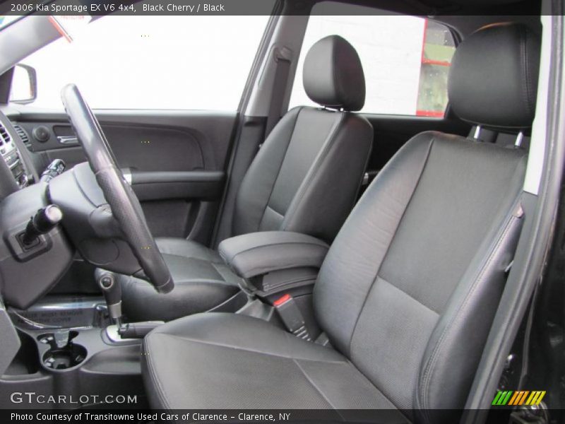 Black Cherry / Black 2006 Kia Sportage EX V6 4x4
