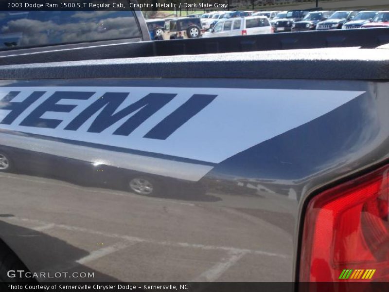Graphite Metallic / Dark Slate Gray 2003 Dodge Ram 1500 SLT Regular Cab