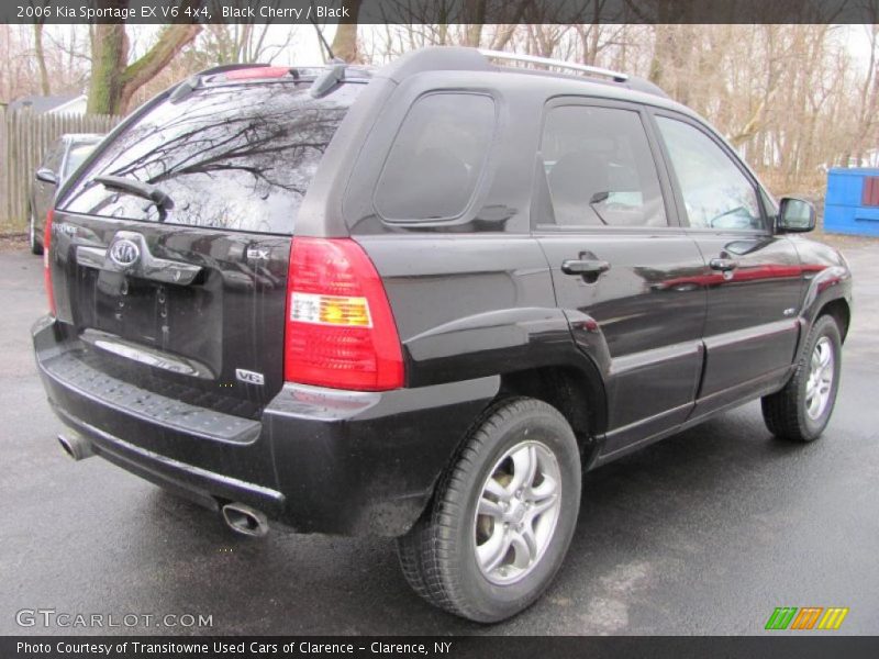 Black Cherry / Black 2006 Kia Sportage EX V6 4x4