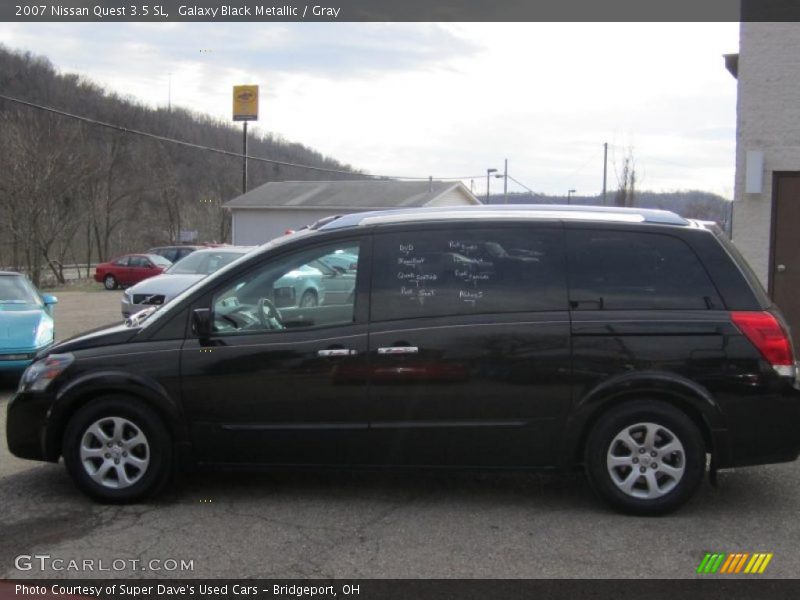 Galaxy Black Metallic / Gray 2007 Nissan Quest 3.5 SL