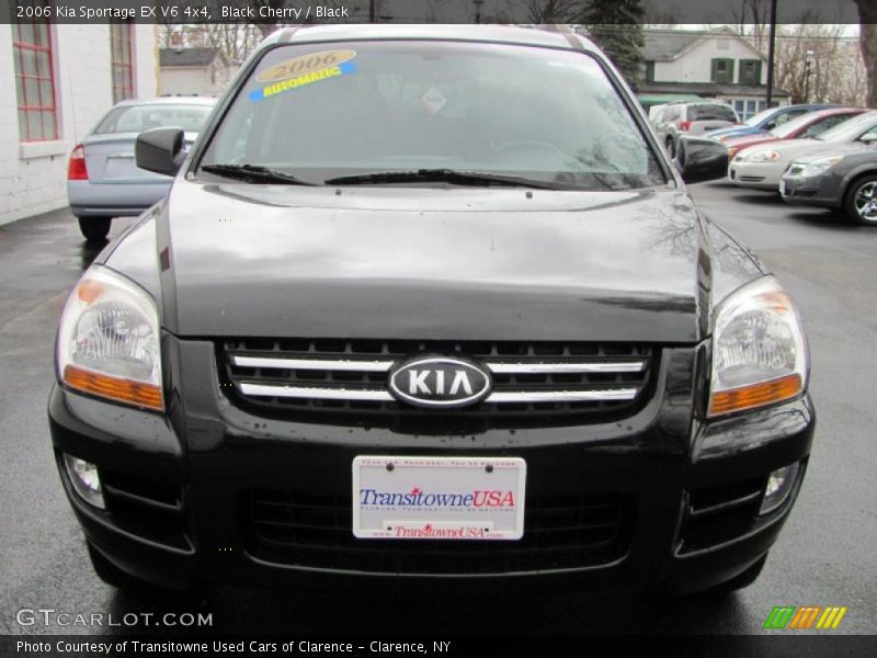 Black Cherry / Black 2006 Kia Sportage EX V6 4x4