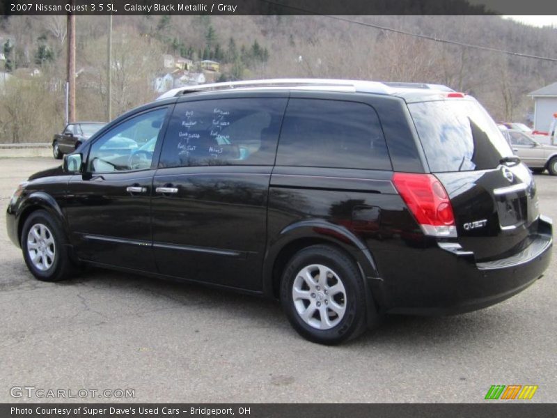 Galaxy Black Metallic / Gray 2007 Nissan Quest 3.5 SL