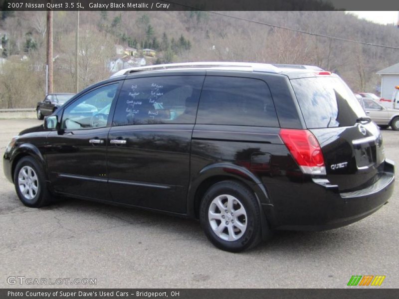 Galaxy Black Metallic / Gray 2007 Nissan Quest 3.5 SL
