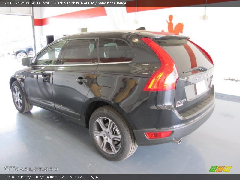 Black Sapphire Metallic / Sandstone Beige 2011 Volvo XC60 T6 AWD