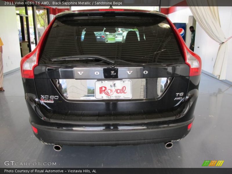 Black Sapphire Metallic / Sandstone Beige 2011 Volvo XC60 T6 AWD