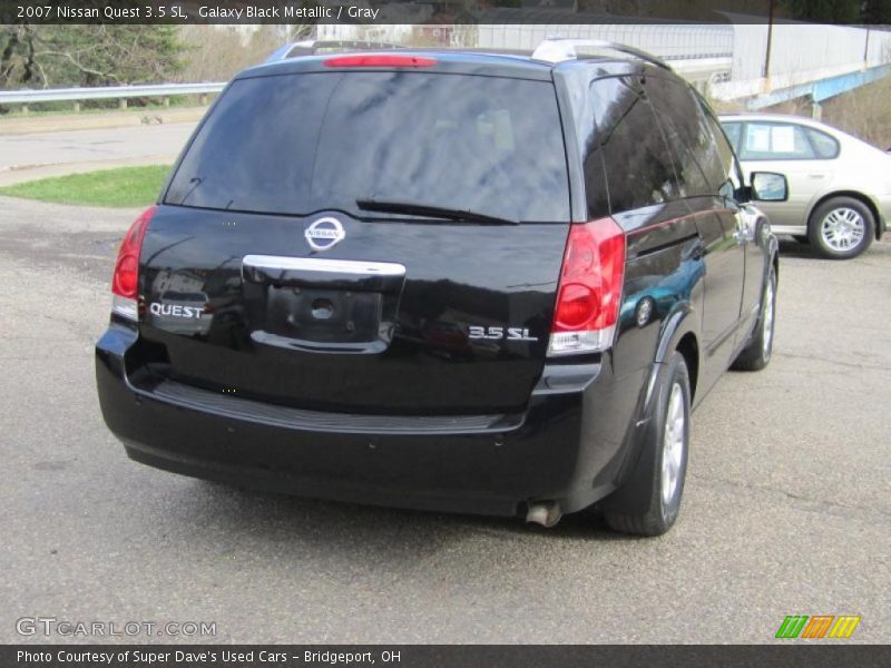 Galaxy Black Metallic / Gray 2007 Nissan Quest 3.5 SL