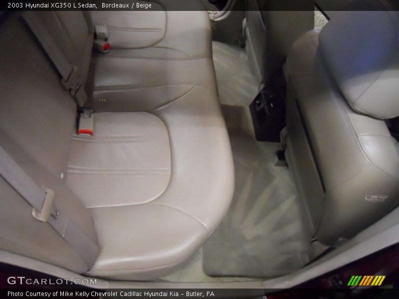 Bordeaux / Beige 2003 Hyundai XG350 L Sedan