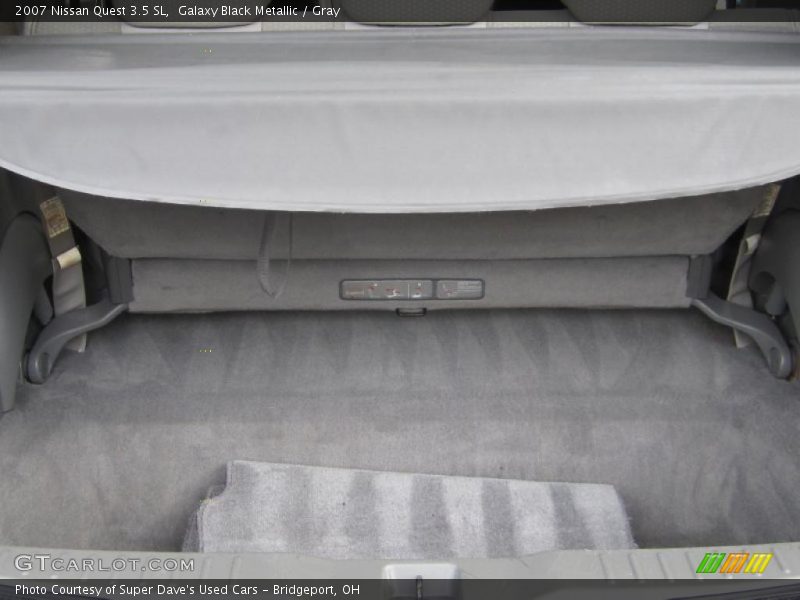  2007 Quest 3.5 SL Trunk