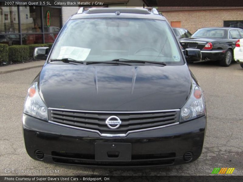 Galaxy Black Metallic / Gray 2007 Nissan Quest 3.5 SL