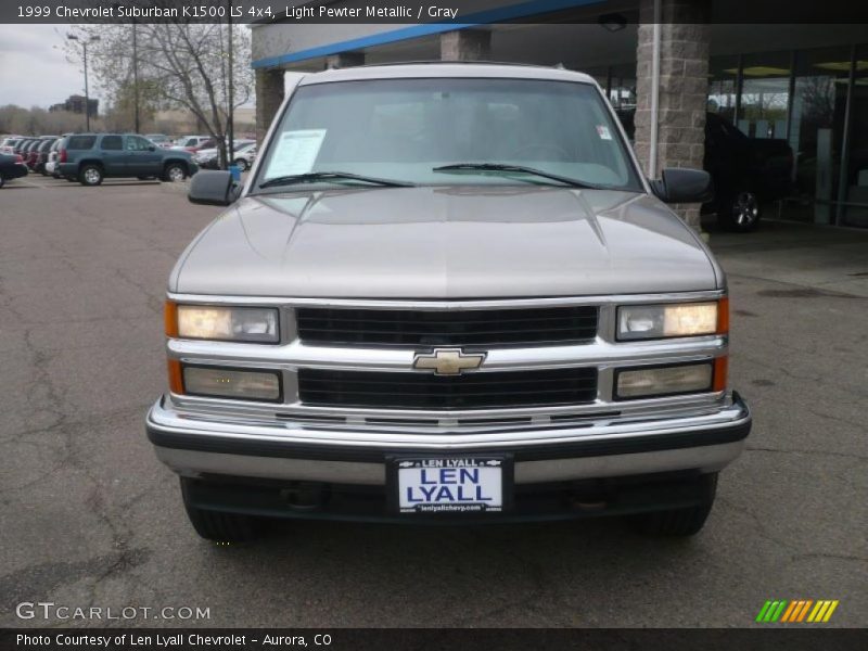 Light Pewter Metallic / Gray 1999 Chevrolet Suburban K1500 LS 4x4