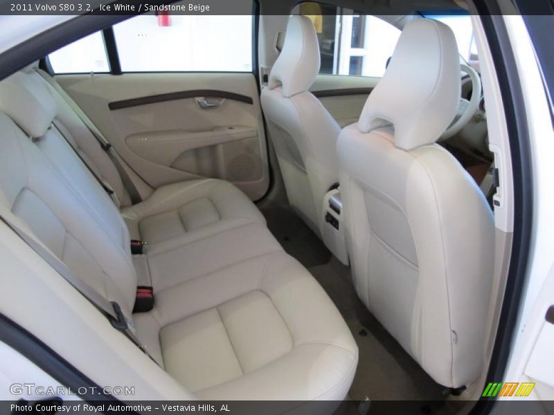 Ice White / Sandstone Beige 2011 Volvo S80 3.2