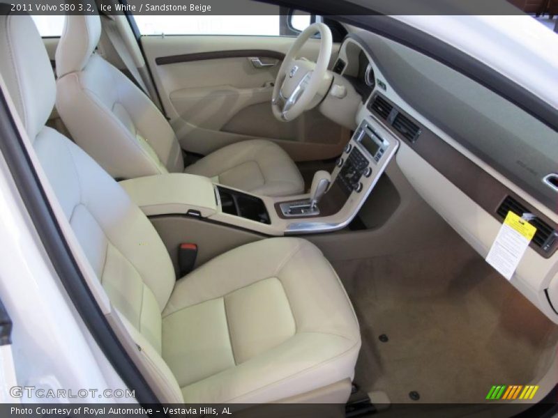 Ice White / Sandstone Beige 2011 Volvo S80 3.2