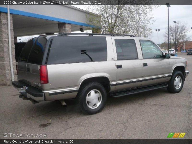 Light Pewter Metallic / Gray 1999 Chevrolet Suburban K1500 LS 4x4