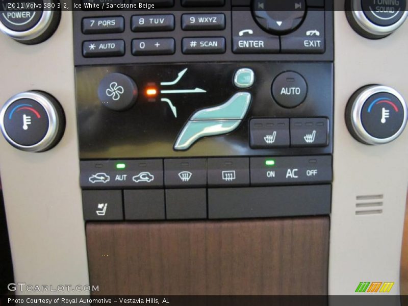 Controls of 2011 S80 3.2