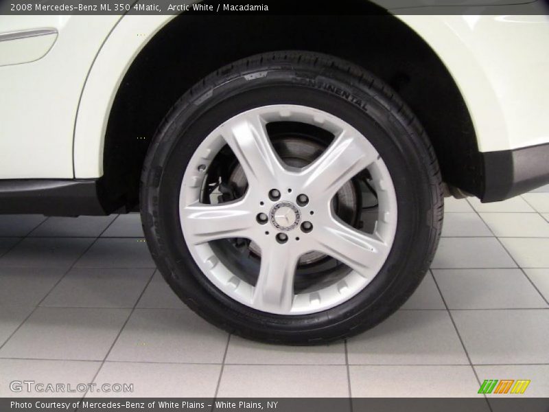 Arctic White / Macadamia 2008 Mercedes-Benz ML 350 4Matic