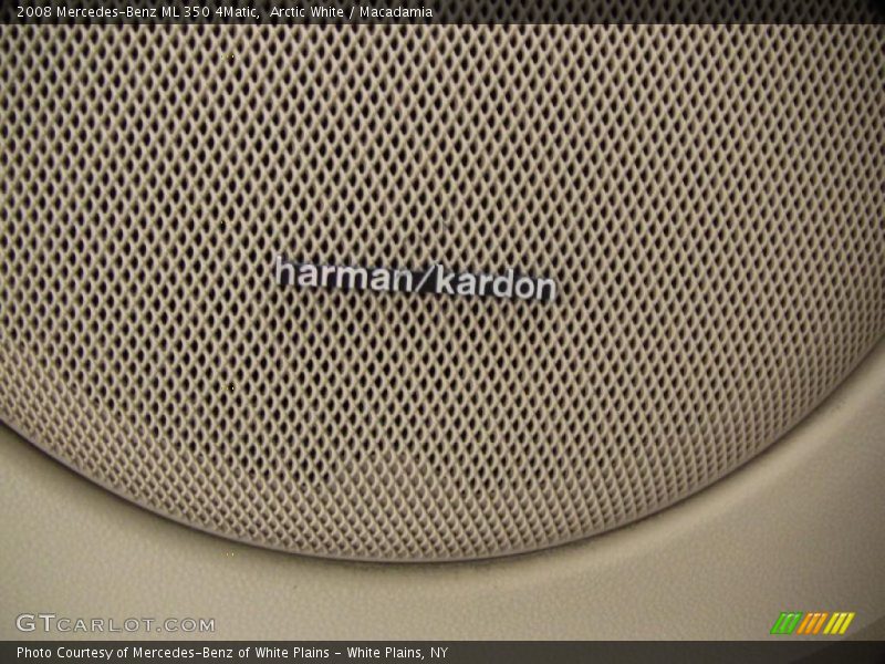 Arctic White / Macadamia 2008 Mercedes-Benz ML 350 4Matic