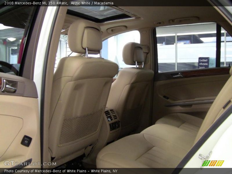 Arctic White / Macadamia 2008 Mercedes-Benz ML 350 4Matic
