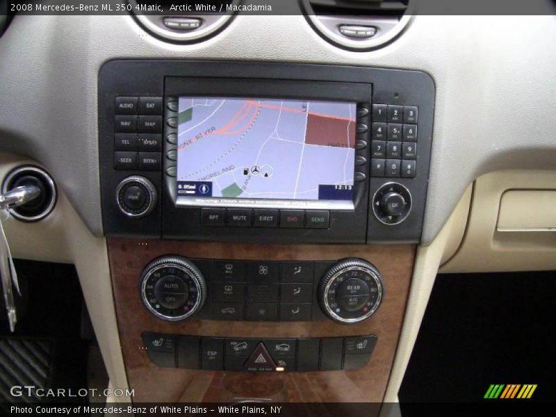 Arctic White / Macadamia 2008 Mercedes-Benz ML 350 4Matic