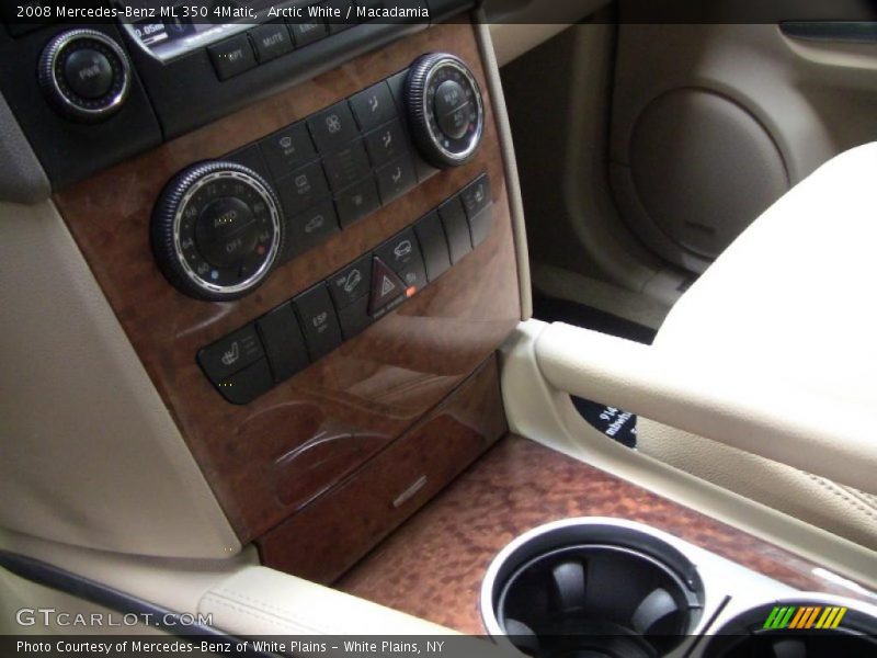 Arctic White / Macadamia 2008 Mercedes-Benz ML 350 4Matic