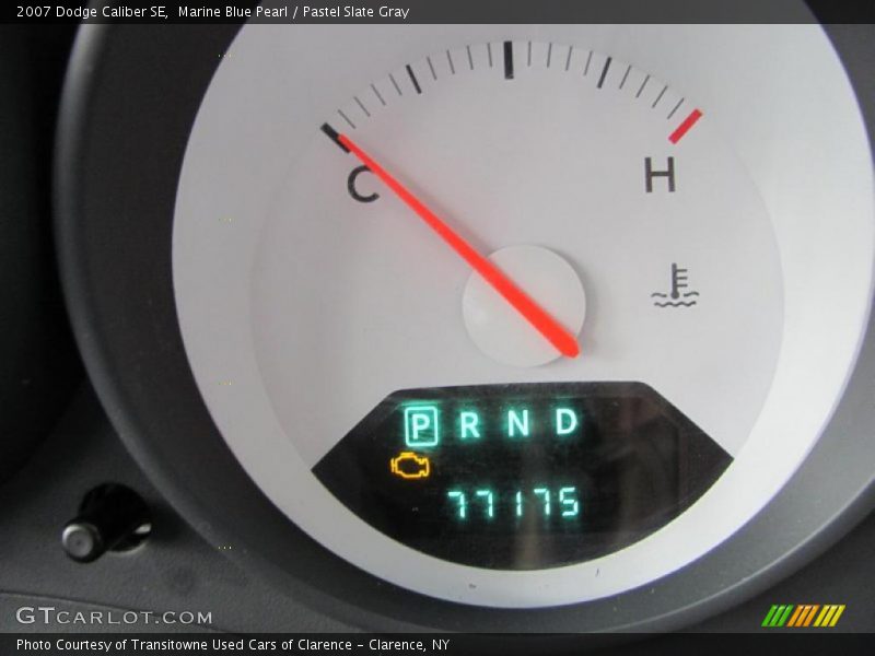 Marine Blue Pearl / Pastel Slate Gray 2007 Dodge Caliber SE