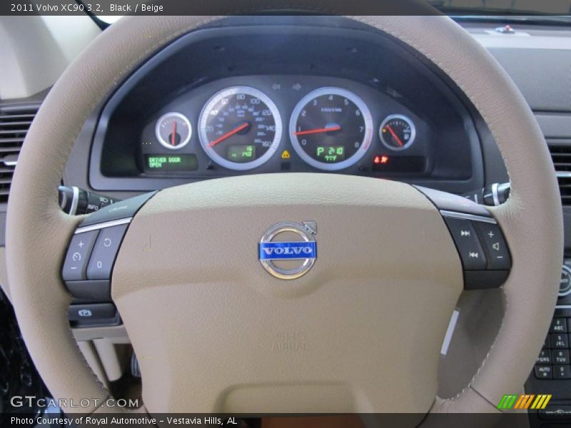 Black / Beige 2011 Volvo XC90 3.2