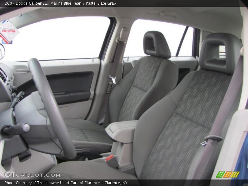 Marine Blue Pearl / Pastel Slate Gray 2007 Dodge Caliber SE