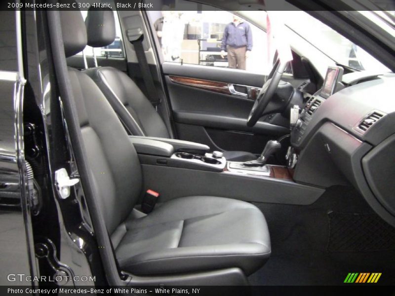 Black / Black 2009 Mercedes-Benz C 300 4Matic