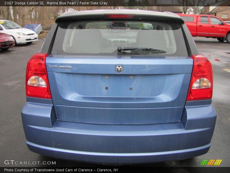 Marine Blue Pearl / Pastel Slate Gray 2007 Dodge Caliber SE